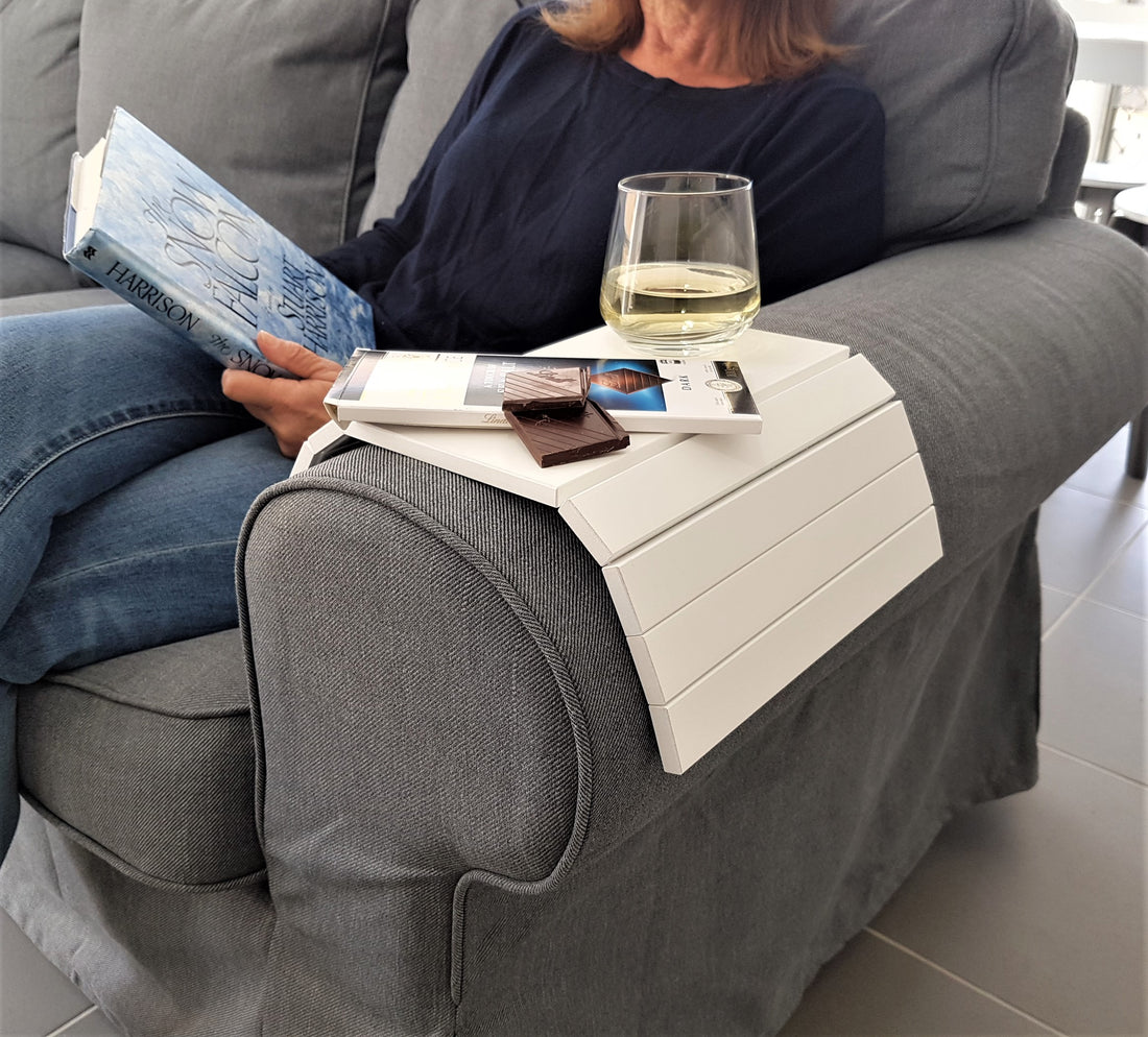 Slinky Sofa Table White Twin Pack (includes bumpers)